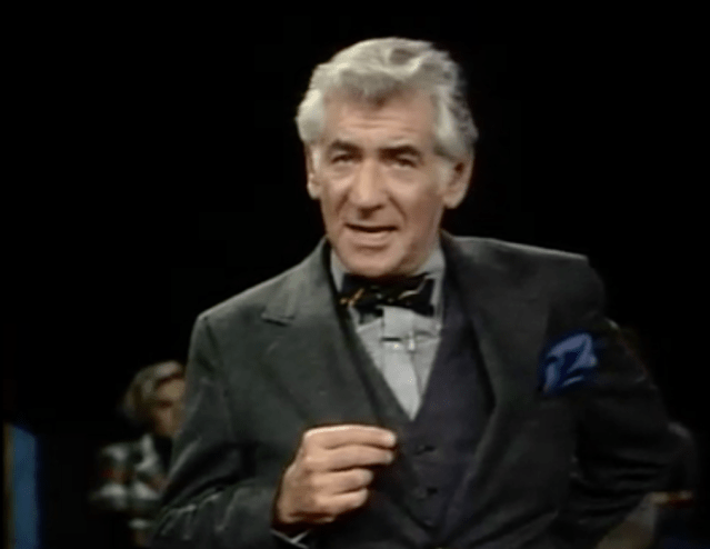 Leonard Bernstein, Norton lectures 'The Unanswered Question', Harvard University, 1973