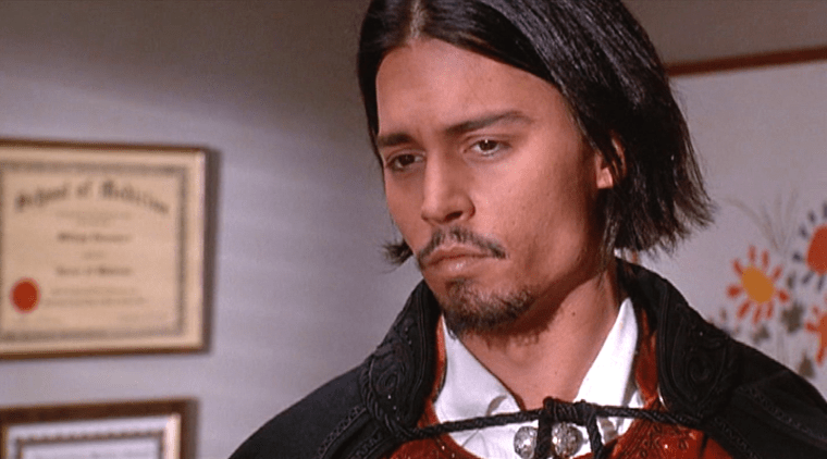 Johnny Depp in de speelfilm 